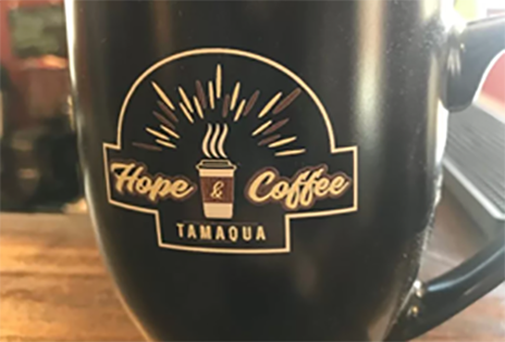 hope and coffee mug